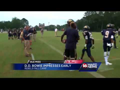 Former Morton standout, D.D. Bowie impresses at Ole Miss fall camp