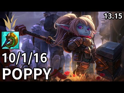 Poppy Jungle vs Taliyah - EUW Master | Patch 13.15