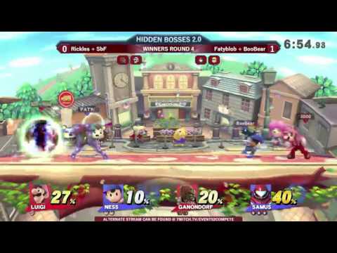 Hidden Bosses 2.0 Doubles  WINNERS ROUND 4 - Rickles + SbF vs Fatyblob + BooBear