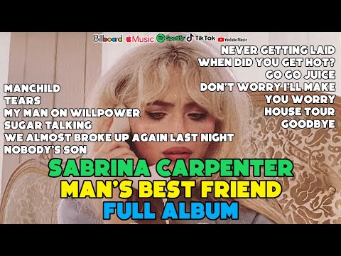 Sabrina Carpenter Man’s Best Friend Full Album Songs Manchild,Tears,Goodbye MIX Top Hits Study Music