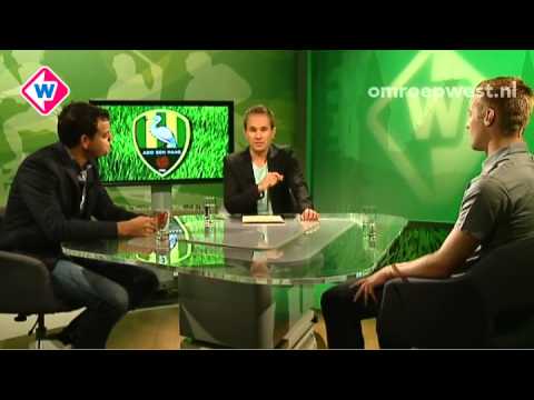 ADO-speler Mike van Duinen te gast in TV West Sport