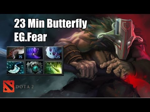 Fear THE SUPER FARMER - Dota 2 7.01Juggernaut 23 MIN WITH BUTTERLFY!!!