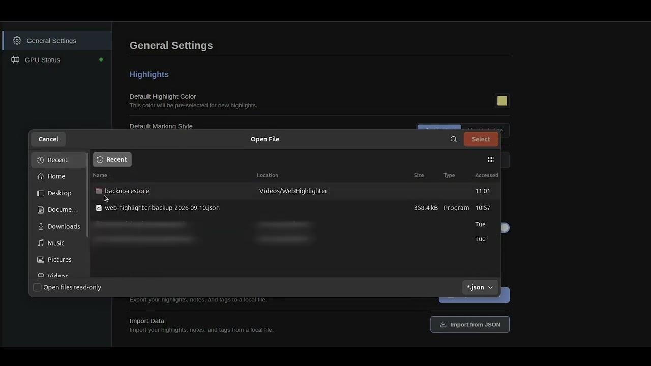Full Data Control Demo