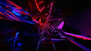 Luxury Light Show Blue Red Abstract Background Video 4k Metallic Tunnel VJ Loop NEON Wallpaper