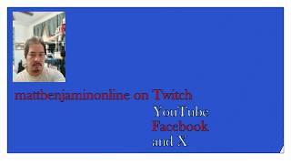 Live Stream - 22 July 2026 AD at 1130 EDT.