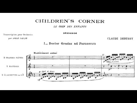 Claude Debussy - Children's Corner (orch. A. Caplet) [with score]