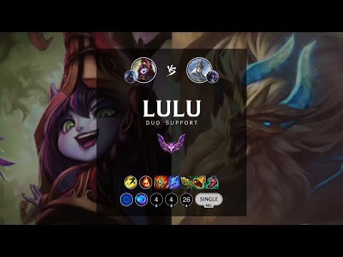 Lulu Support vs Galio - EUW Master Patch 12.8