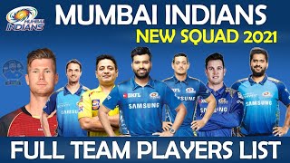 IPL 2021 Mumbai Indians Full Squad | Mumbai Indians Final Player List IPL 2021 | MI Team 2021