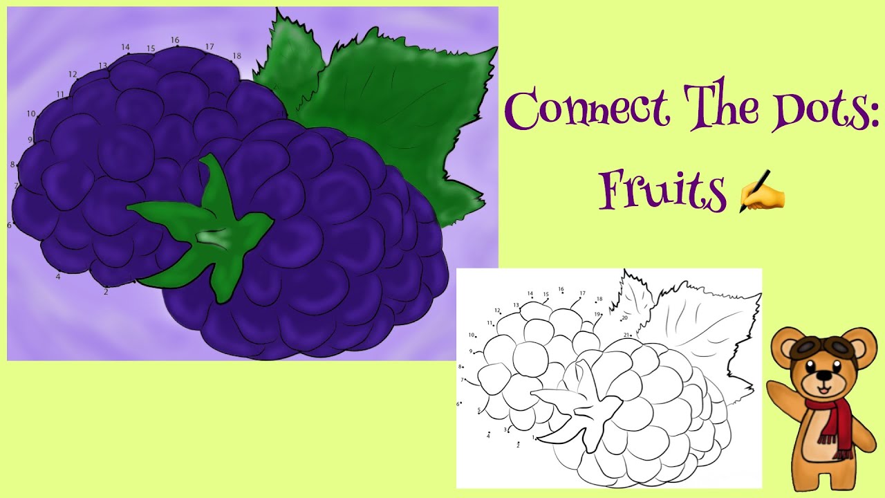 Connect The Dots: Fruits-Teddy's World