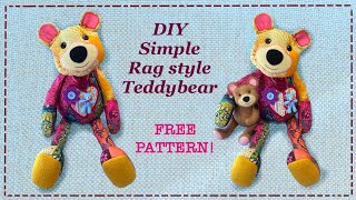 Teddy Bear Tutorial: Learn How To Make A Cute Teddy Bear With This Free Pattern