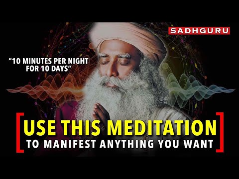 Do It ONCE Before Bed "ANYTHING YOU WISH WILL MANIFEST" | Sadhguru (LawOF Attraction)