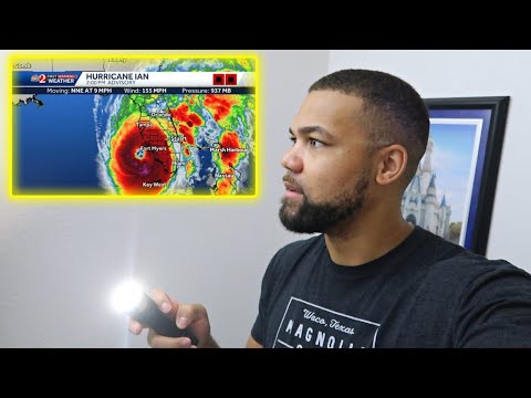 Hurricane Ian Hit us HARD in Florida | No Power or Cell Service | Stressful Night | Home Vlog!