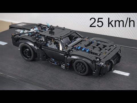 THE BATMAN BATMOBILE Drag Race. LEGO Technic 42127  Fast Speed and CRASH Test