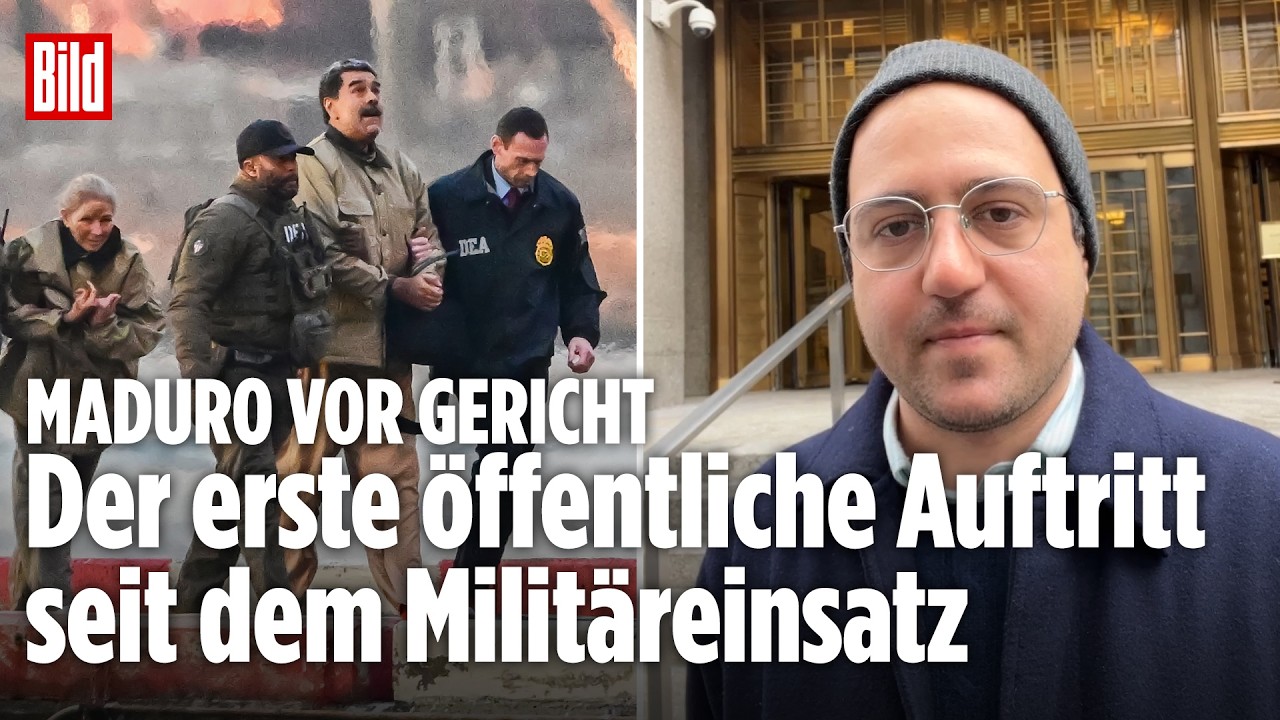 MADURO-ANHÖRUNG: Auge in Auge mit dem geschnappten Diktator – Reporter im New Yorker Gerichtssaal