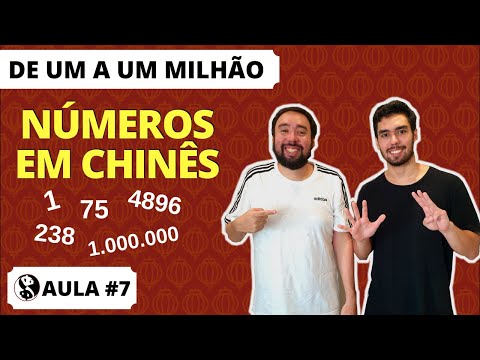 FALE QUALQUER NÚMERO em CHINÊS • De 1 a 1.000.000 • Irmãos Mandarim