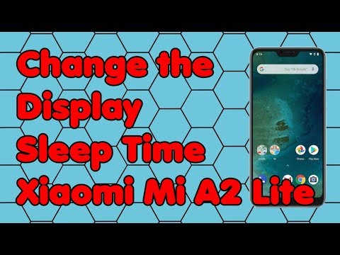 How to Change the Display Sleep Time on the Xiaomi Mi A2 Lite Phone