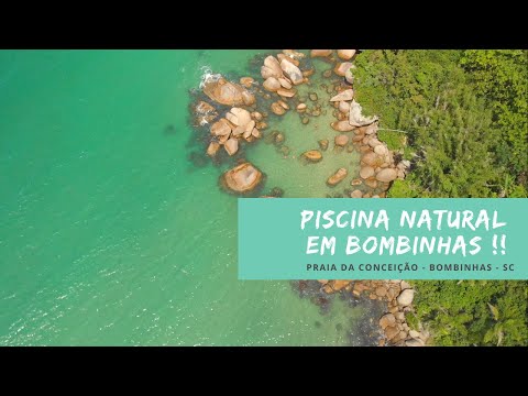 Piscina Natural Na Praia Da Conceição em Bombinhas - SC