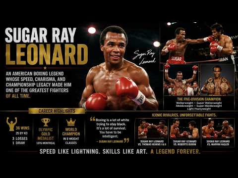 Sugar Ray Leonard — The Fighter who blended Art with Aggression and Strategy with Swagger