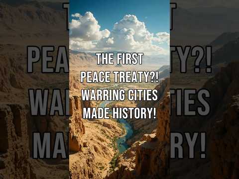 The FIRST Peace Treaty?! 📜 Warring Cities Made History! #mesopotamia  #diplomacy  #peacetreaty