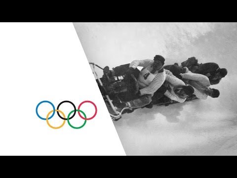 Amazing Scenes - First Ever Olympic Bobsleigh Event | Chamonix 1924 Winter Olympics