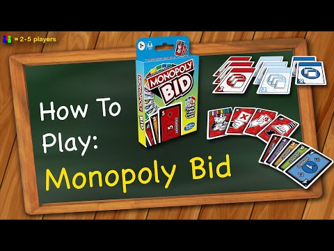 How to play Monopoly Bid