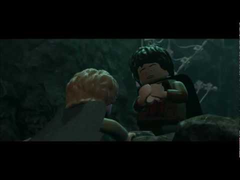 Lego LOTR Cutscenes - Sam Waves Goodbye to Gollum