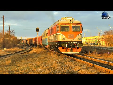 🚂 060-DA 60-1644-3 & Marfar VTS Freight Train in Gara Oradea Vest Station - 28 February 2022
