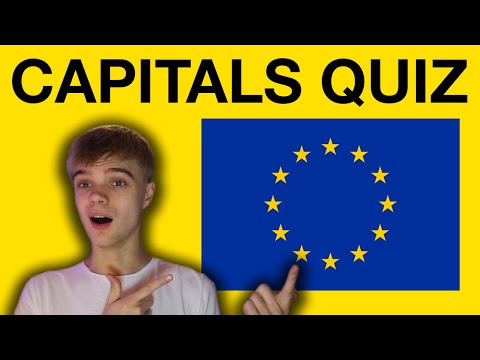 Does A European Know All Capital Cities In Europe? (Quiz)