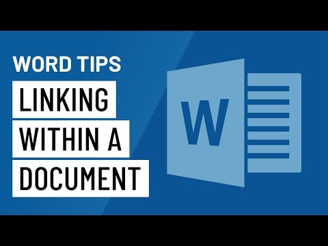 Word Quick Tip: Linking Within a Document