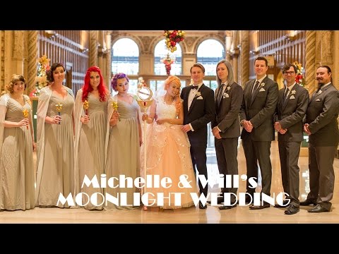 Michelle and Will's Moonlight Wedding: A Sailor Moon Art Deco Themed Event!