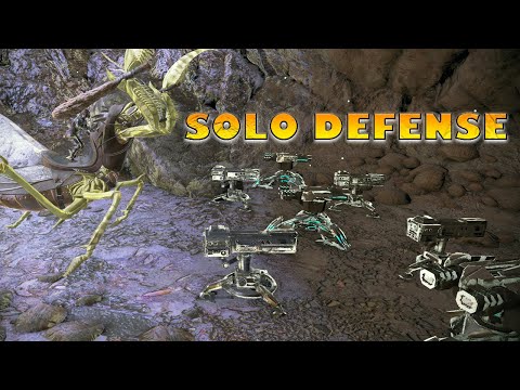 Claiming A Broken Cave and Solo Defense Against Alpha Tribe... | Ark PvP