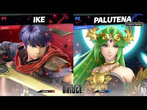 Battles at the Bridge #14 - Gohan (Roy, Ike, Lucina) vs Mitten (Palutena) - Losers' Semis