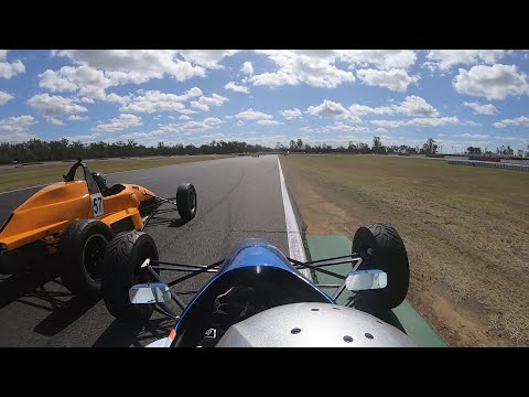 2023 Qld Formula Ford 1600 Championship - Rd. 2 - Race 3 - Jeremy Mattea - Qld Raceway
