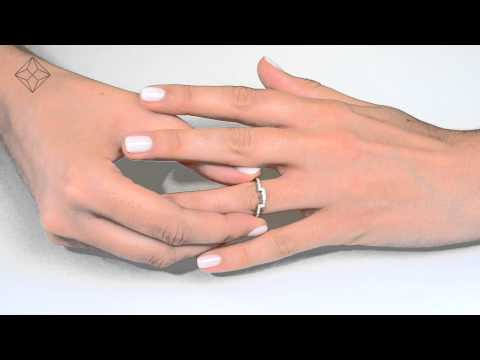 DN3248 -  2Ring Diamond Bridal Ring Set With 1ct Diamonds