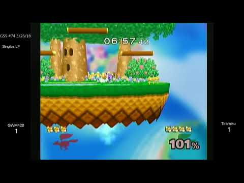 GSS 74 SSBM - GWM420 (Default Fox) vs. HoG | Tiramisu (Blue Fox) - Melee LF
