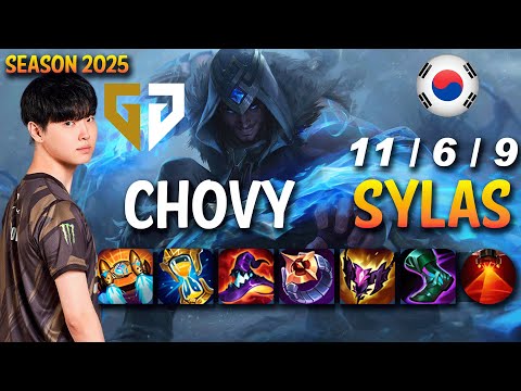 GEN Chovy SYLAS vs ORIANNA Mid - Patch 25.S1.1 KR Ranked | lolrec