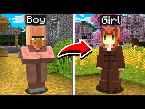 I turned EVERY Minecraft Mob into a GIRL!