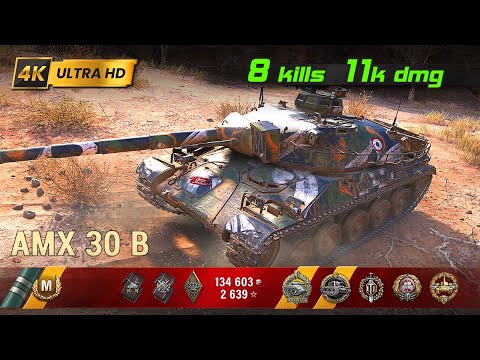 AMX 30 B 💥 8 Kills / 11k Damage 💥 WoT Replay #236