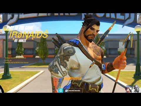 IRONAIDS TOP 500 HANZO! POTG! [ OVERWATCH SEASON 23 TOP 500 ]