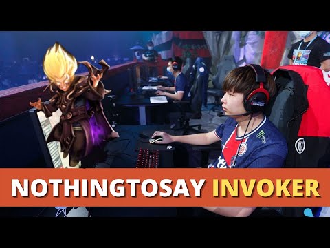 PSG.LGD NOTHINGTOSAY INVOKER PERSONA WITH 12KILLS - DOTA2 7.29 GAMEPLAY