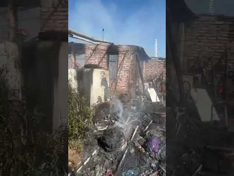 Se INCENDIÓ una VIVIENDA de Las Heras: las pérdidas son TOTALES