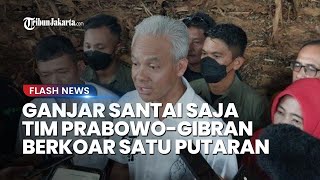 Respons Ganjar soal Isu Pilpres 2034 Satu Putaran yang Digaungkan Kubu Prabowo-Gibran: Pilih Santai