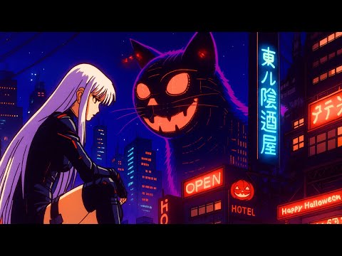 Lunara YumeRai – Halloween Skyline // Cyberpunk, Synthwave, Retrowave, Vaporwave, Chillwave