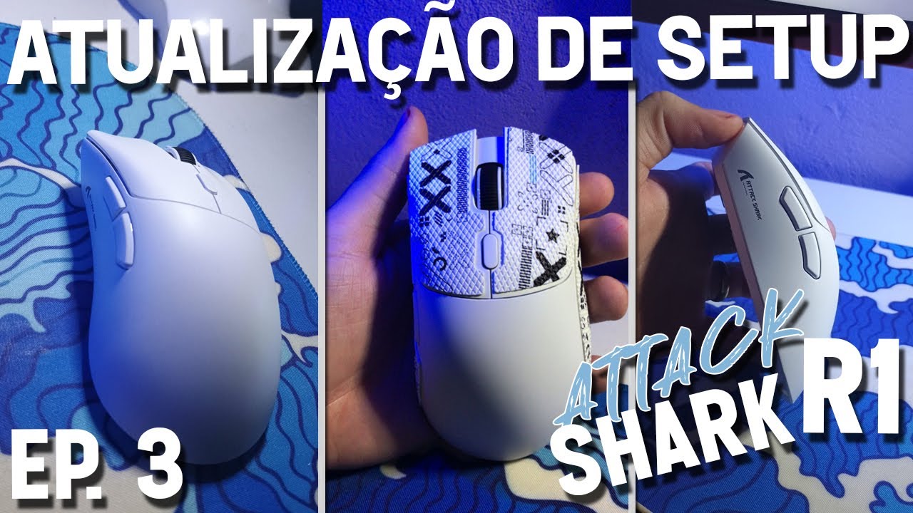 ATTACK SHARK R1 - (MELHOR MOUSE CUSTO BENEFICIO 2024) ATUALIZAÇÃO DE SETUP #3