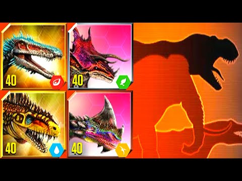 DEFEAT 9 OPPONENTS BARYONYX, MONOSTEGOTOPS, PRESTOSUCHUS | JURASSIC WORLD THE GAME