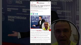 Dono do X Elon Musk Disse Que Lula vai PERDER O AVIÃO PRESIDENCIAL