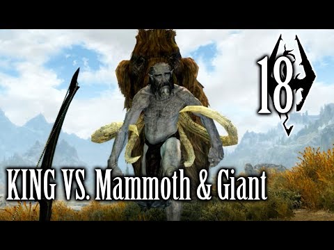 Skyrim: Special Edition for PC [Part 18] - KING VS. Mammoth & Giant