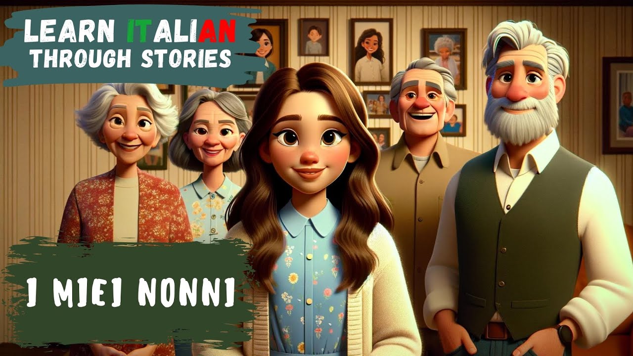 Let's Learn Italian Through a Story | My grandparents | Upper Intermediate Level | (ITA-ENG Subs)
