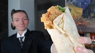 Popeyes NEW Chicken Wraps Review!