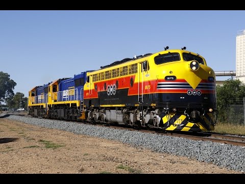 0083 & 0082 SSR Light Engines at North Bendigo- 11/1/17